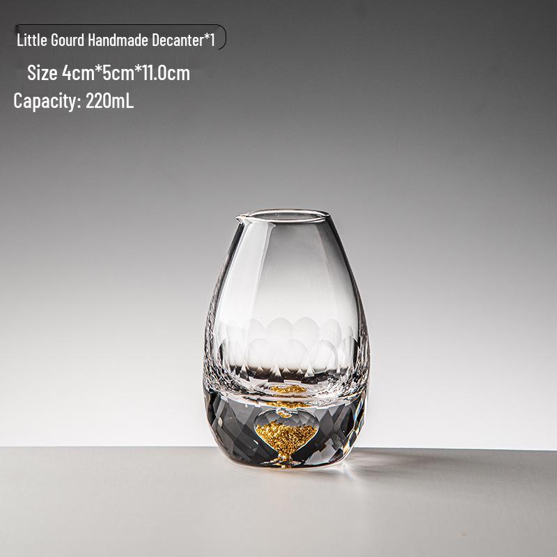 Набор рюмок с золотой фольгой – Хрустальные бокалы для белого вина, Настраиваемые с логотипом