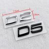3D Значок-эмблема на задний багажник автомобиля ABS для Volvo D2 D3 D4 D5 D6 D7 Логотип V40 S40 S60 S70 S80 V50 Внешние аксессуары