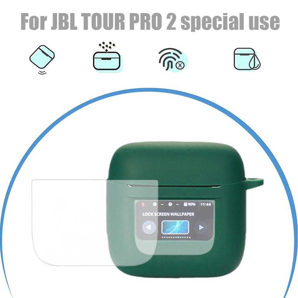 1 Pcs For JBL TOUR PRO 2 Protective Film Flexible Film Earphone Hydrogel LCD Intelligent Film S V7Y6