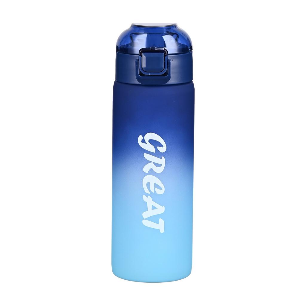 650ml Sports Water Bottle High-grade Frosted Gradient Color Water Cup Cross-border Outdoor Portable Water