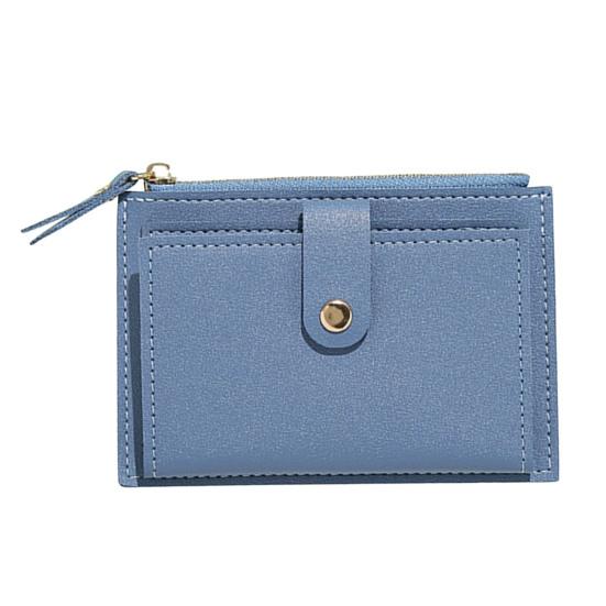 Привлекательный женский многофункциональный кошелек из искусственной кожи с пряжкой