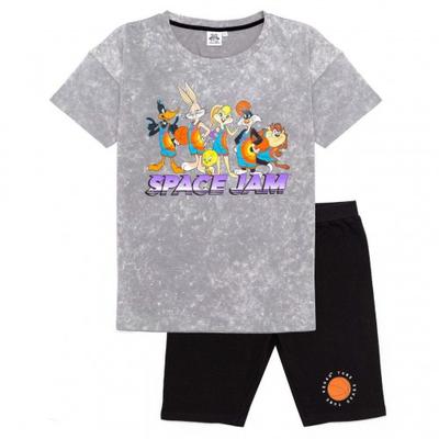 Женский/женский комплект из футболки и шорт Space Jam