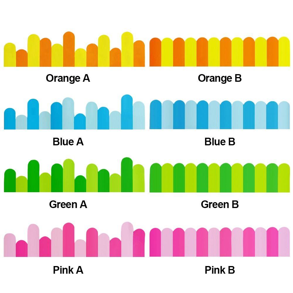 2pcs/set Long Fence Craft Classroom Wall Stickers Blackboard Posters Primary School Class