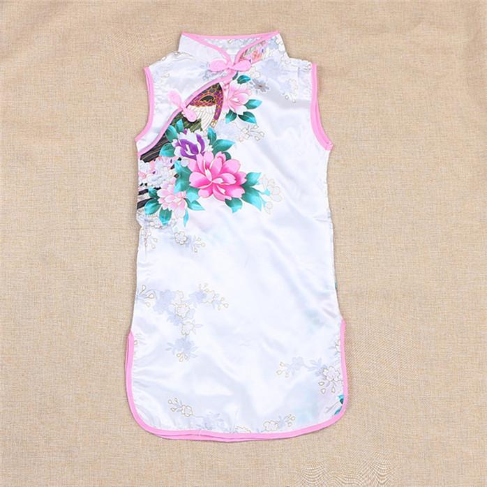 Летние детские костюмы Cheongsam Детские костюмы в китайском стиле