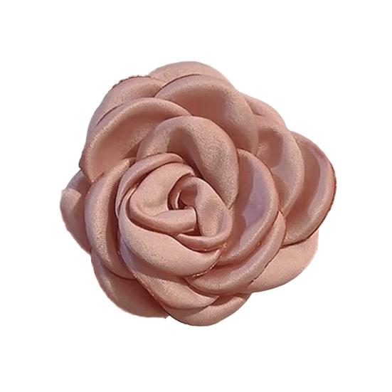 Брошь-булавка с 3D-дизайном цветка, тканевая, универсальная, модный аксессуар