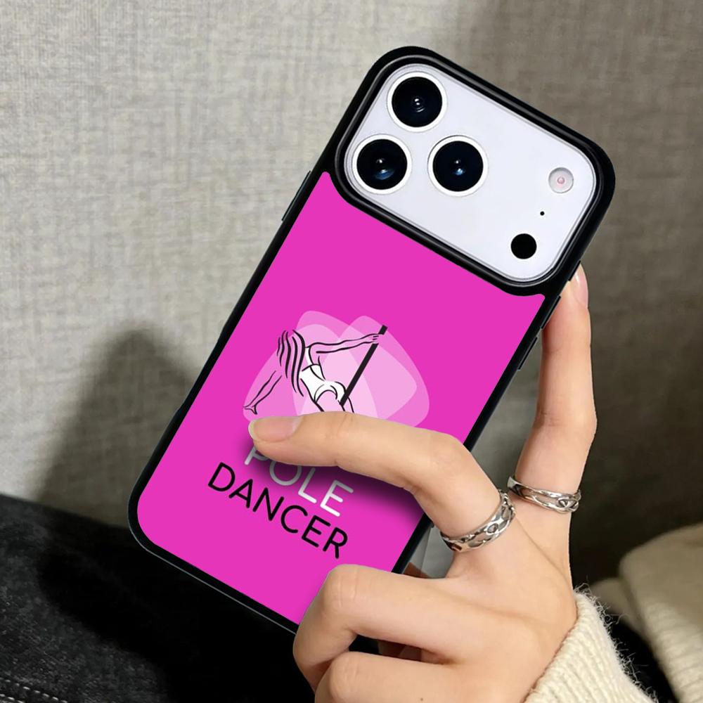 Чехол Case для iPhone 17 Air 16 Pro Max 15 Plus 11 13 Mini 14 12 Задняя крышка телефона Танцовщица на шесте Танцующая