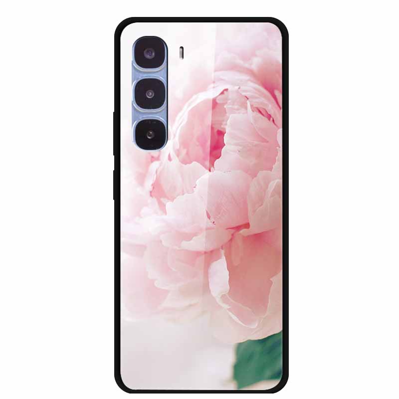 Роскошный Чехол для Infinix Hot 60 Pro X6885 Закаленное Стекло Чехол для Телефона Infinix Hot 60 Pro Модный Животный Защитный Funda