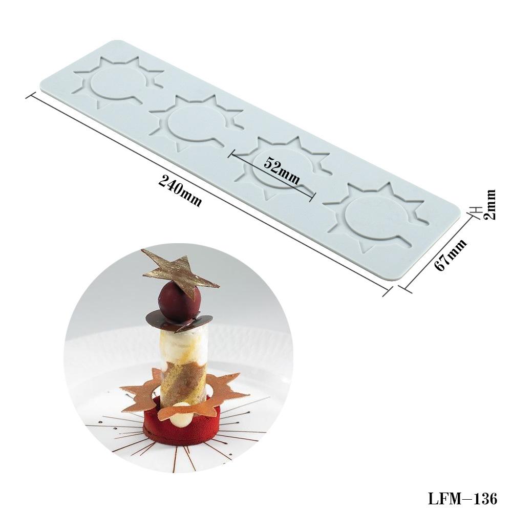 Круглый цветочный венок, кружевной коврик, форма для сахара в форме камешков, форма для пчелы, украшение для десерта, силиконовая форма для кухни, инструмент для выпечки