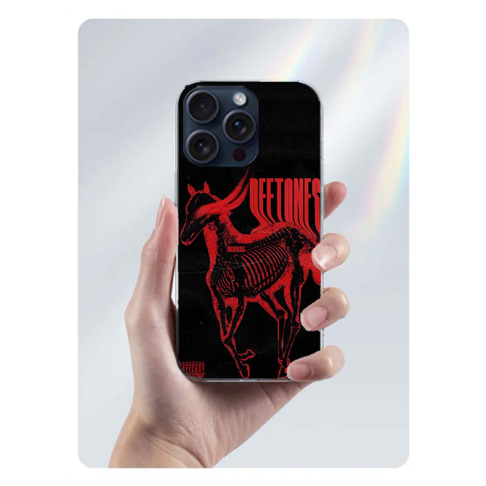 Чехол для телефона Deftones Clear для iPhone 17 Air 16 Pro Max 15 Pro 14 Plus 17E 16E 11 13 12 Mini Чехлы Fundas Cell TPU C