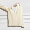 Shechi Design Sense Fake Two-Piece Color-Blocked Knit Top