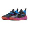 Nike Team Hustle D 11 Удобные Спортивные Нескользящие Прочные Низкие Детские Баскетбольные Кроссовки Детские кроссовки Синий Черный FD6727-001