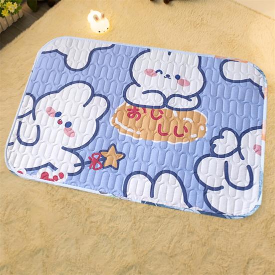 Diaper Pad Waterproof Anti-slip Back Reusable Cartoon Printing Leak-Proof Menstrual Period Bed Pad