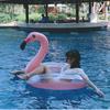 Inflatable Flamingo Pool Float Swimming Ring Circle Rubber Ring for Adult Kids Floating Seat Summer Beach Party Pool Toys