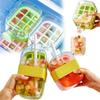 2-in-1 Ice Cube Tray Water Bottle Press Ice Cube Maker Portable Ice Maker Ice Kettle with Lid Ice Making Straw Ice Mould