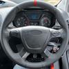 Для Ford Focus 3 2012-2014 C-MAX 2011-2014 KUGA Escape 2013-2016 чехол на руль автомобиля с ручной вышивкой, отделка из перфорированной кожи