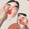 Забавная сквиш-игрушка «Выдавливатель прыщей» Быстро отскакивающая модель лица для сжатия Снятие стресса Игрушки-фиджеты для взрослых и детей Забавный розыгрыш Подарок