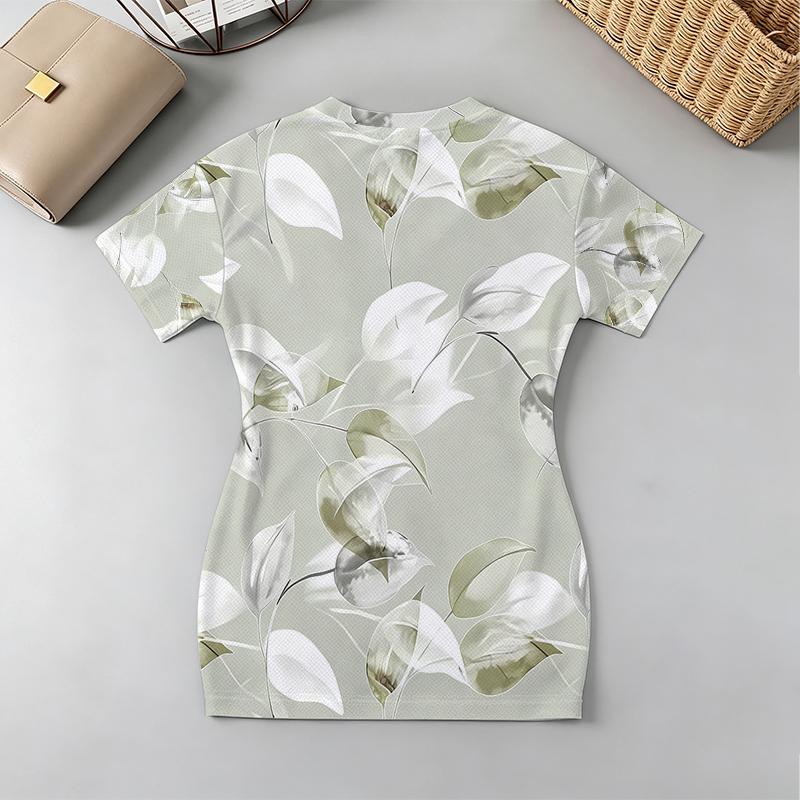 Women's Short Bodycon Dress Minimalist V-Neck Short Sleeve,Soft Comfort Fabric,Slim Fit,Versatile Casual Outfit for Street,Night Out & Vacation