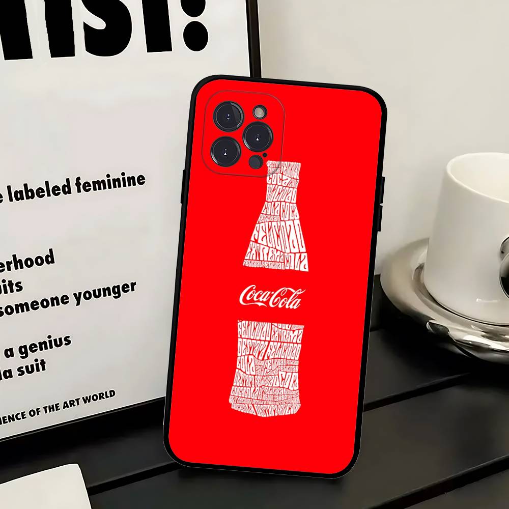Coca-cola Винтаж Для iPhone 17 16 15 14 11 12 13 Pro Max Plus Чехол Милый Арт Чехол для Телефона
