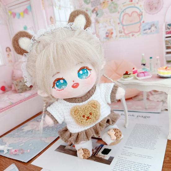 Изысканное мягкое износостойкое кукольное платье 20 см Idol Cotton Princess Toy Rop Play