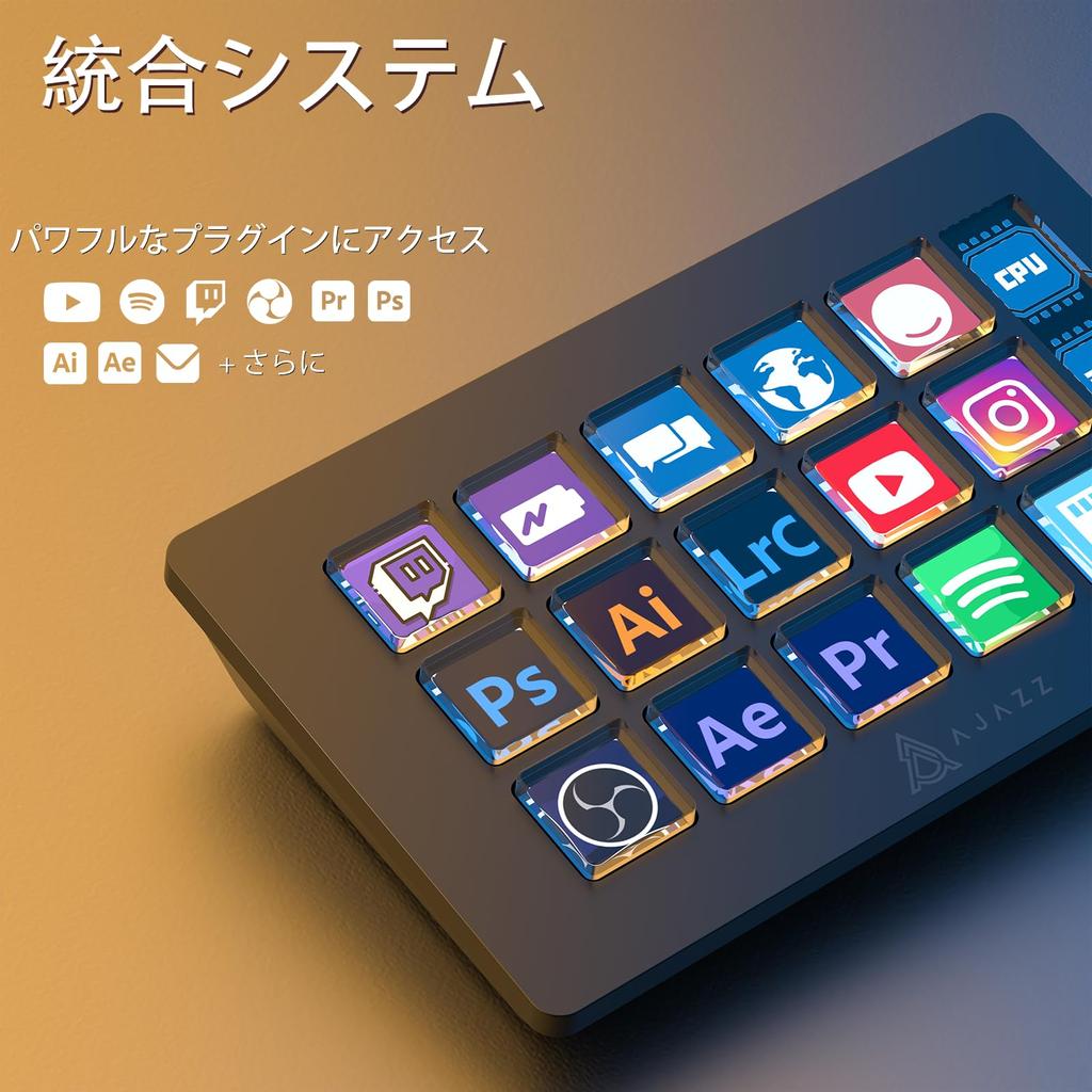 MAMBASNAKE x AJAZZ AKP153 Studio Stream 15 макросов запускают действия с приложениями и программным обеспечением, такими как пользовательская консоль для видеодеки в реальном времени, контроллер, клавиши,