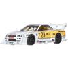 Hot Wheels Car Culture Silhouette LB-ER34 Super Silhouette Nissan Skyline Vehicle Toy Diecast Model Car for Ages 3 and Up, White, JBK59