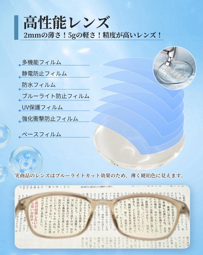 Reading Stylish Blue Light UV TR90 Ultra Thin Super Elastic Reading Senior Case Frequency Gray [CEETOL] Glasses, Men's, Women's, Glasses, Cut,