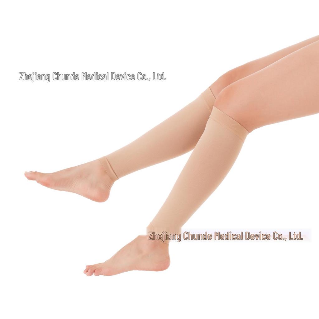 Level 1 Calf Socks, Level 2 Compression Socks for Varicose Veins, Elastic Support, German-Knit.