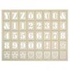 Wooden Letters - Rayher - 120 Pieces - 3x2.4 Cm - Customizable - Mixed