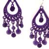 Les Trésors De Lily [L5106] — Дизайнерские серьги «Кармен» фиолетового цвета