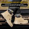 Outdoor Warehouse Mining Work Shoes Steel Toe Safety Boots Lightweight Safety Work Shoes For Men Work Sneakers Security Footwear