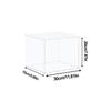 1pcs Clear Acrylic Display Case Countertop Box Organizer Stand Dustproof Protection Showcase Display Box