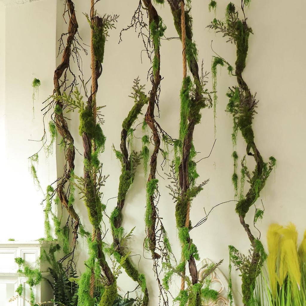 Retro Style Bionic Fake Plants: Withered Vines for Indoor Forest Decor