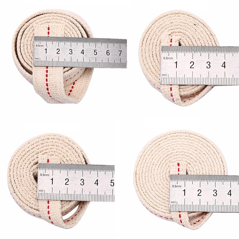 1M Kerosene Lamp Wick Braided Cotton Wick Flat Cotton Oil Lamp Wick For Oil Lamp