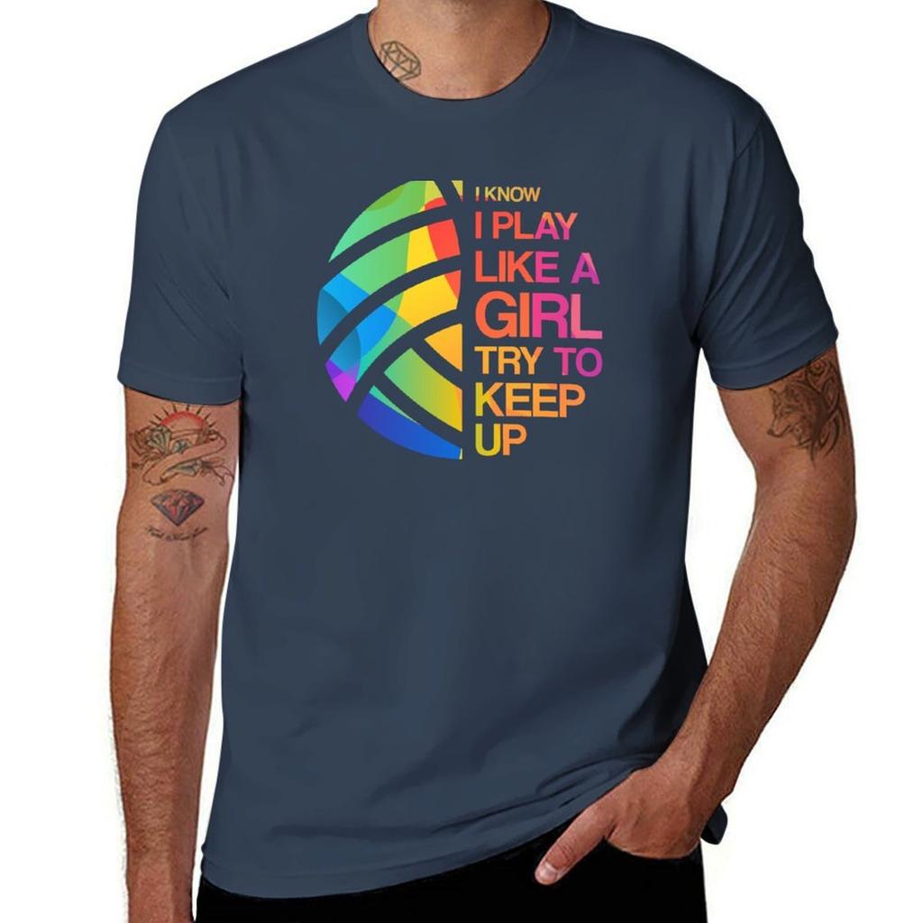 Volleyball Teen Girls Women High To College Volleyball Squad TShirt Labor Work Casual TShirt