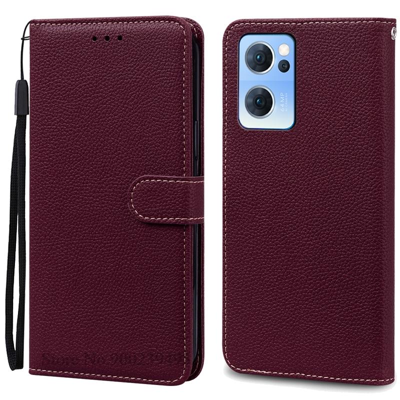 Чехол Reno7 для OPPO Reno 7 4G, мягкий силиконовый чехол-кошелек из кожи, флип-чехол для OPPO Reno 7 5G, чехол для телефона Reno 7 Pro 5G, чехол Funda