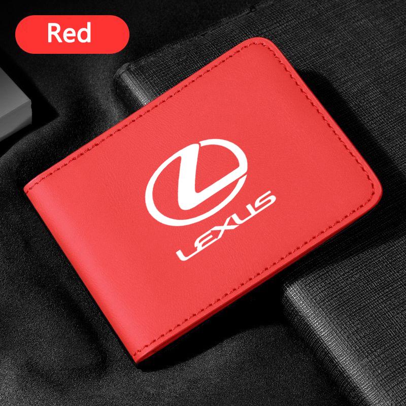 Car Driver License Suede Leather Bag Auto Driving Documents Wallet For Lexus F SPORT ES RX NX LS UX LM LX GX LC RZ IS CT GS RC