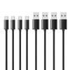 USB Type C Cable 2m [3 Pieces, Black]LpoieJun Type C (USB A To C) Cable Heavy Duty PVC Material Super Fast Charging with 2A Output USB2.0 Compliant
