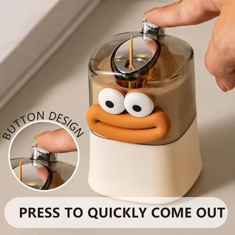 Compact And Stylish Toothpick Storage Box Automatic Pop Up Toothpick Box  Suitable For Home And Living Room