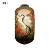 Oriental Style Paper Lantern Japanese Ukiyo-e Traditional Crane Printed Lantern Izakaya Restaurant Cuisine Wedding Party Decor