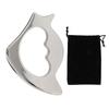 Massage Tool Stainless Steel Physical Therapy Gua Sha Muscle Scraper Tool with Storage Bag for Legs