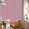 Pink and white stripes wallpaper for living room and bedroom 50x1000