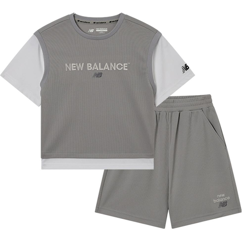 New Balance Повседневная спортивная одежда Светло-серый Дети Возраст 3-7 лет ND2SE2E153-16