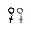 Black Doll Jewelry Ear Clip Hexagram Plush Doll Earring Doll Stud Earrings Chain  Toy Gifts