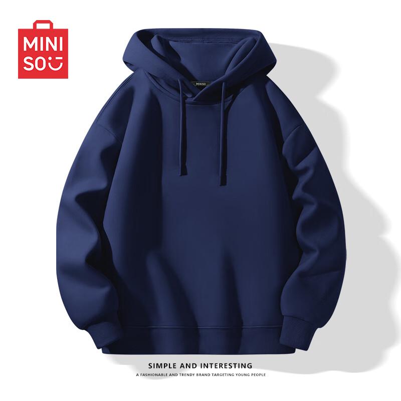 MINISO Мужская толстовка с капюшоном свободного кроя