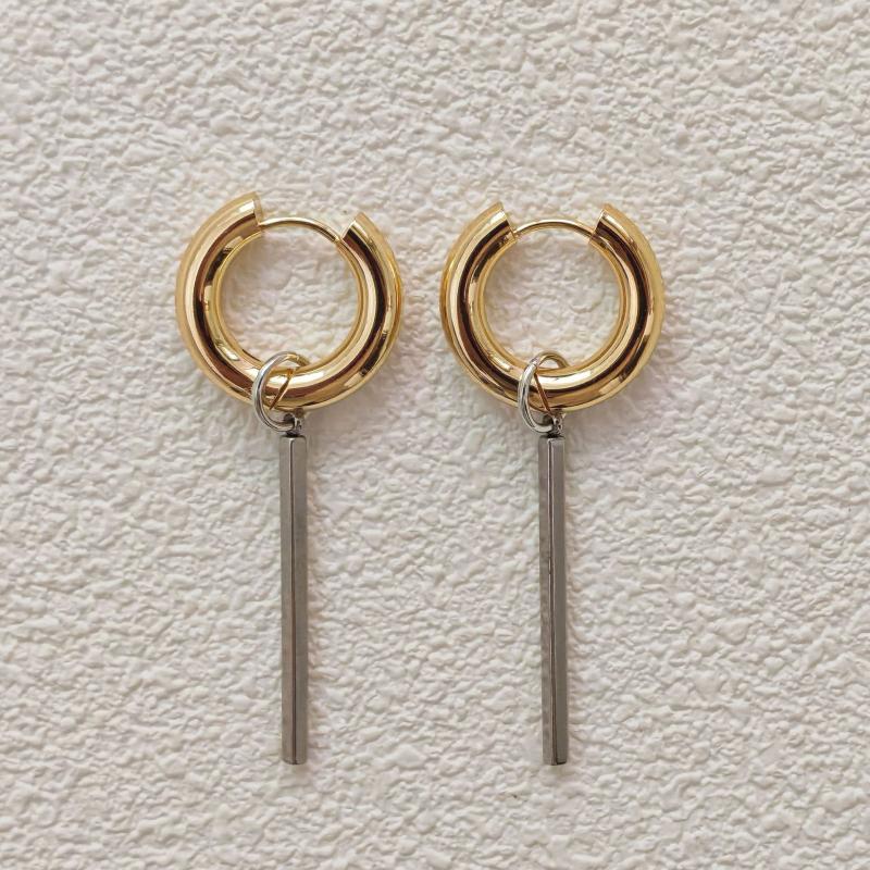 Модные асимметричные серьги-подвески в виде сердца и звезды для женщин, простые геометрические круглые серьги-кольца, ювелирные аксессуары, подарок