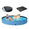 Pool Cover Foldable Drawstring Design Round Waterproof Dustproof Oxford Fabric Washable Protection Pet Pool Supplies