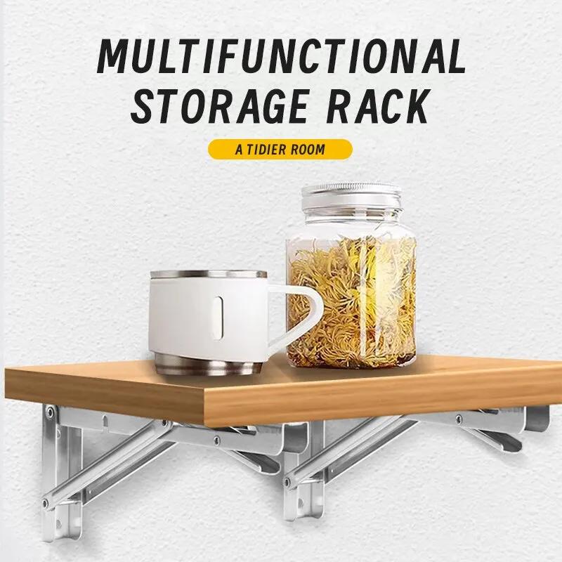 8 дюймов 2 шт. прочные складные кронштейны для полок треугольный прямой кронштейн Билли настенный стол скамья с винтами