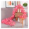 1.8m 256 Simulated Artificial Sakura Flower Garland Hanging Vines for Spring Home Room Wedding