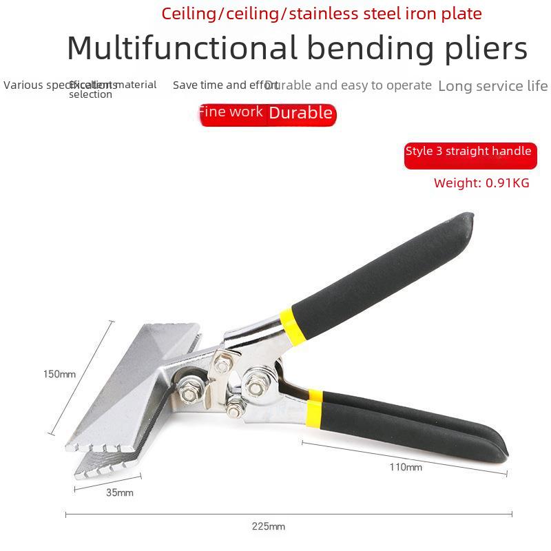 Multifunctional Folding Pliers, Bending, Crimping, and Edge Banding Pliers for Wiring and Sheet Metal