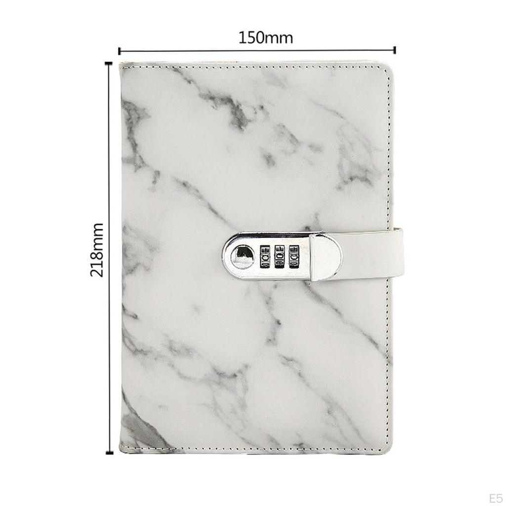 Дневник с блокировкой, 100 листов/200 страниц, журнал с блокировкой паролем для мужчин и женщин